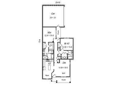 Floor Plan, 061H-0011