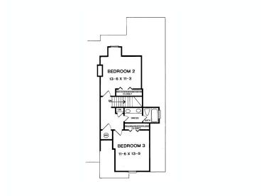 2nd Floor Plan, 019H-0054