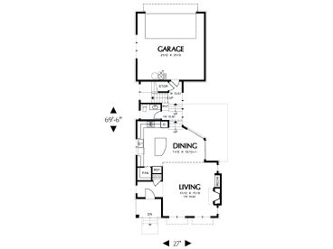1st Floor Plan, 034H-0055