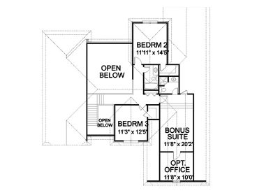 2nd Floor Plan, 007H-0081
