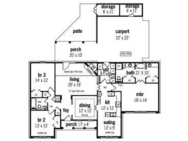 Floor Plan, 021H-0093