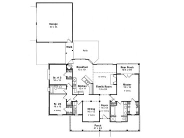 Floor Plan, 030H-0030