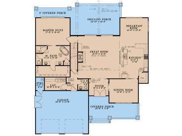 1st Floor Plan, 074H-0257