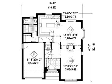 1st Floor Plan, 072H-0144