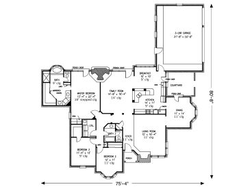 Floor Plan, 054H-0050