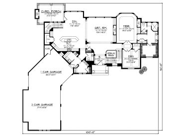 1st Floor Plan, 020H-0324