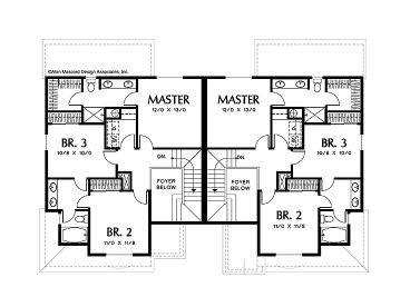 2nd Floor Plan, 034M-0004
