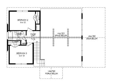 2nd Floor Plan, 062H-0305
