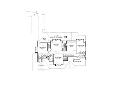 2nd Floor Plan, 062H-0121