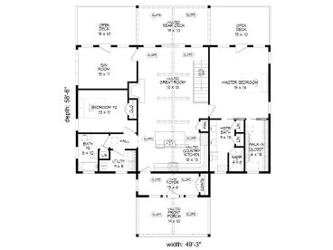 Floor Plan, 062H-0396