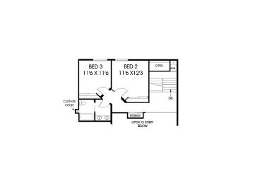 2nd Floor Plan, 013H-0048