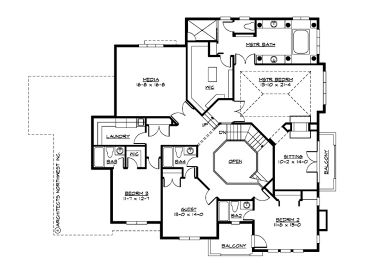 2nd Floor Plan, 035H-0068
