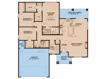 Floor Plan, 074H-0104