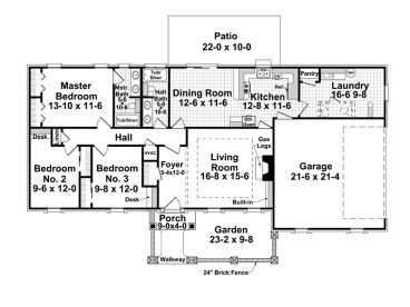 Floor Plan, 001H-0119