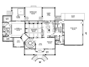 1st Floor Plan, 006H-0156