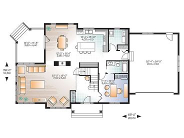 1st Floor Plan, 027H-0448