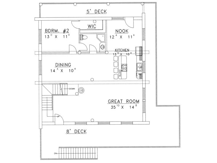 1st Floor Plan, 012L-0063