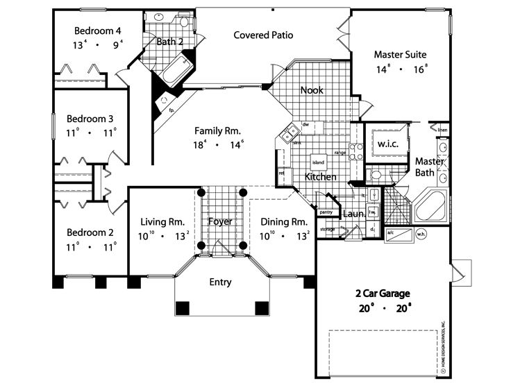 Floor Plan, 043H-0081
