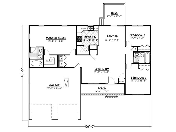 Floor Plan, 078H-0006