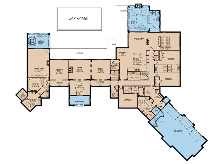 Floor Plan, 074H-0041