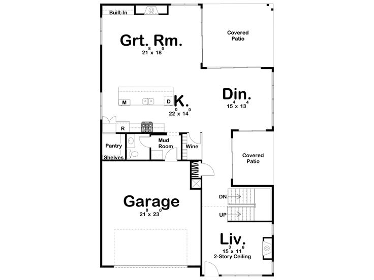 1st Floor Plan, 050H-0341