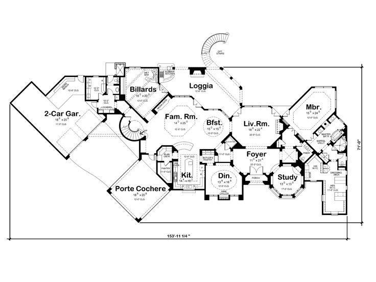 1st Floor Plan, 031H-0232