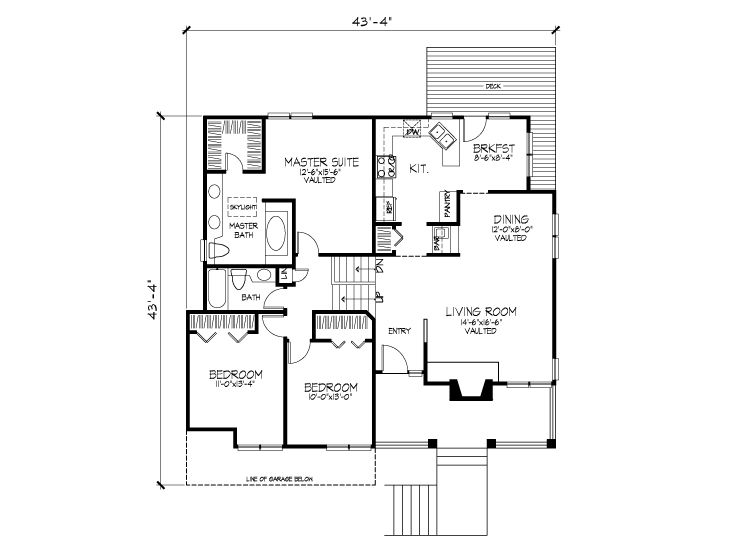 Floor Plan, 022H-0111