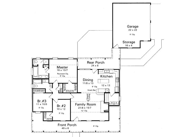 Floor Plan, 030H-0018