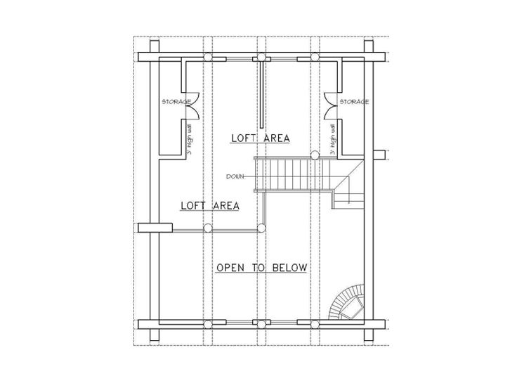 2nd Floor Plan, 012L-0020