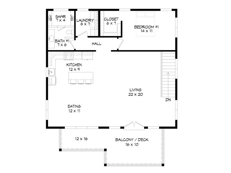 2nd Floor Plan, 062G-0324