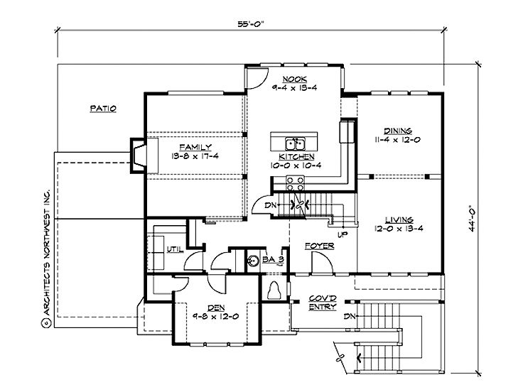 1st Floor Plan, 035H-0053