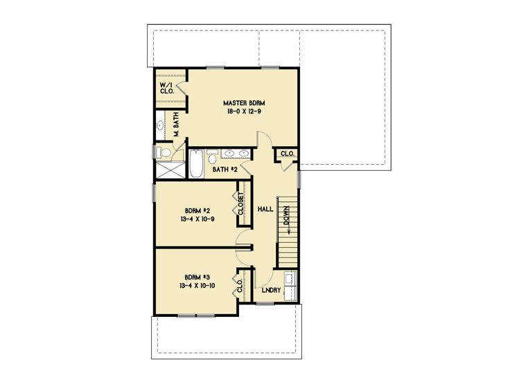 2nd Floor Plan, 082H-0001
