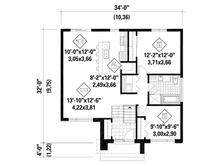 Floor Plan, 072H-0250