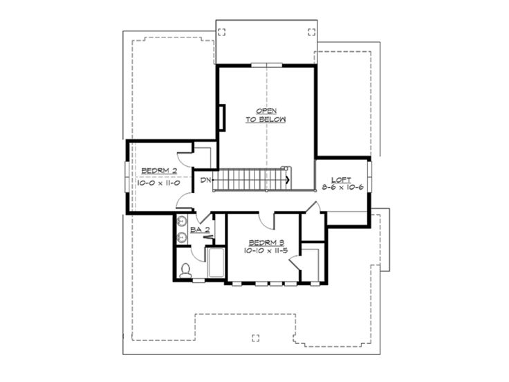 2nd Floor Plan, 035H-0077