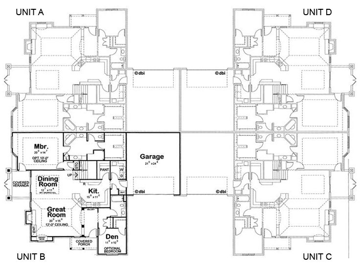 1st Floor Plan, 031M-0050