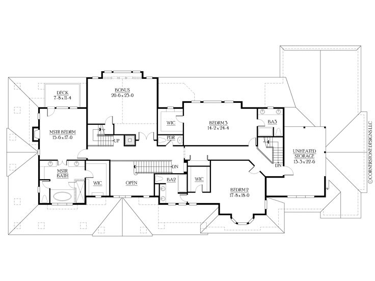 2nd Floor Plan, 035H-0039