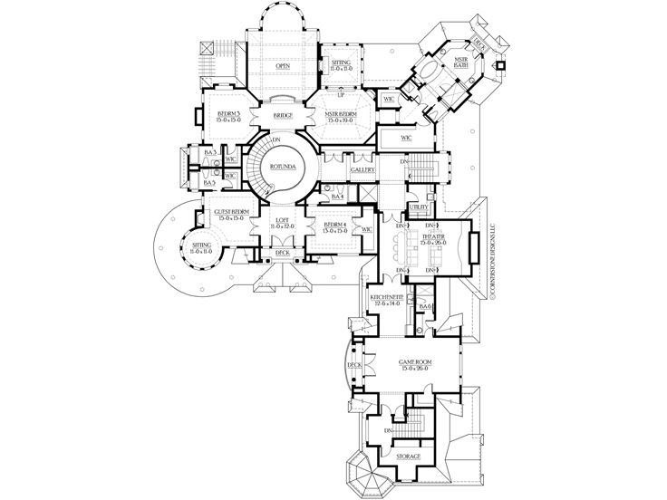 2nd Floor Plan, 035H-0040