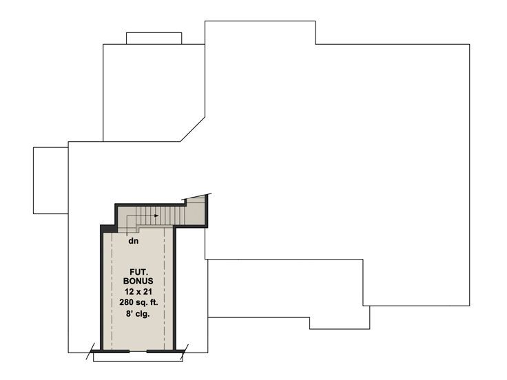 2nd Floor Plan, 023H-0222