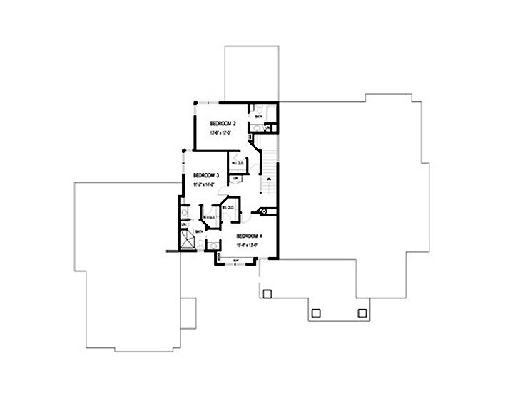 2nd Floor Plan, 007H-0116