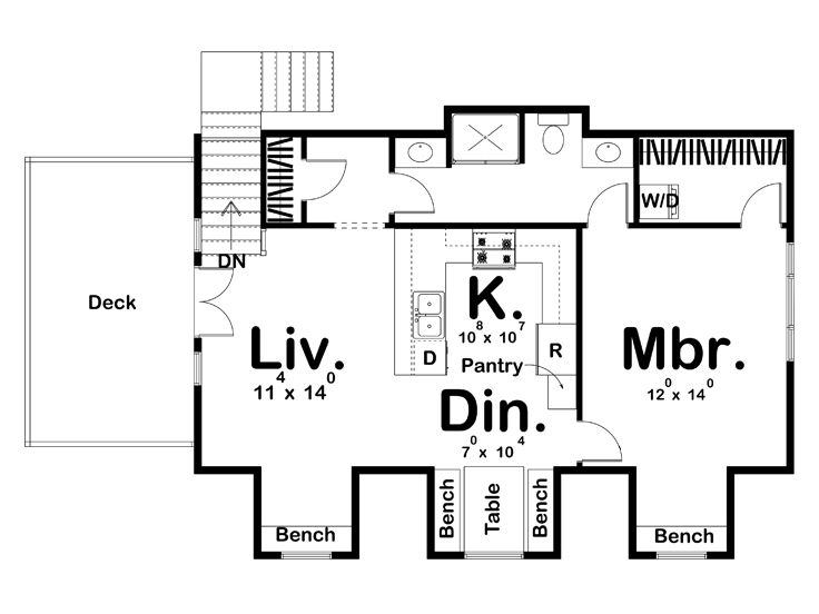 2nd Floor Plan, 050G-0094