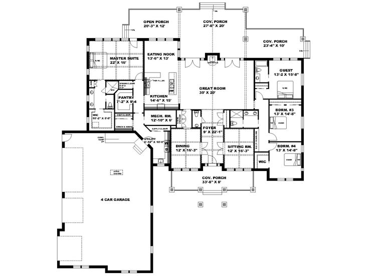 Floor Plan, 012H-0283