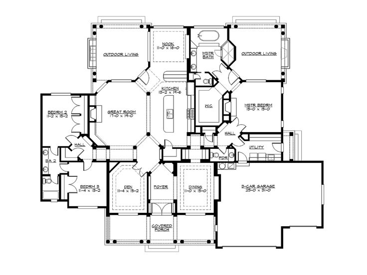 Floor Plan, 035H-0108
