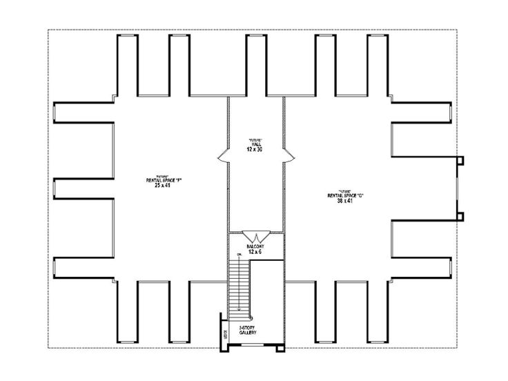 2nd Floor Plan, 006C-0054