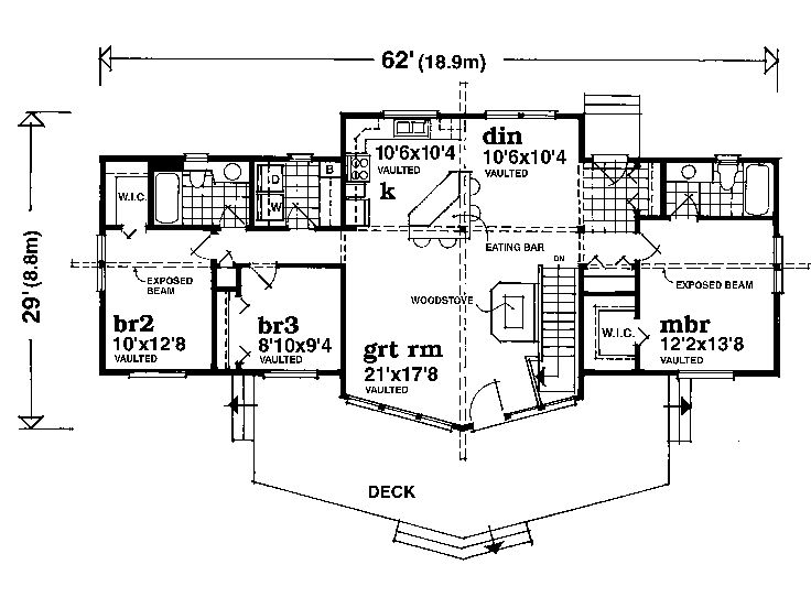 Floor Plan, 032H-0084
