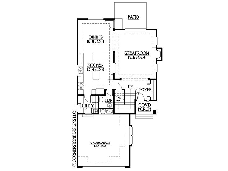 1st Floor Plan, 035H-0003