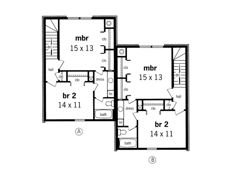 2nd Floor Plan, 021M-0007