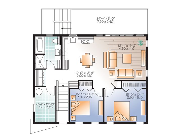 2nd Floor Plan, 027G-0010 