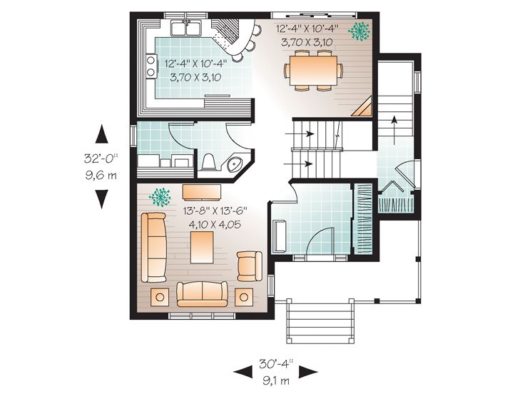 1st Floor Plan, 027H-0361