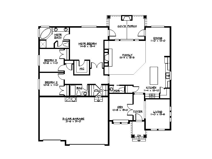 Floor Plan, 035H-0105