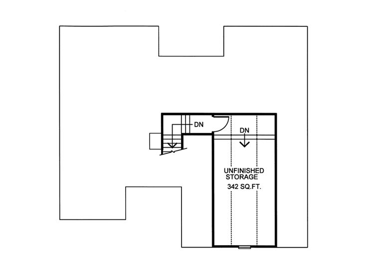 2nd Floor Plan, 031H-0415
